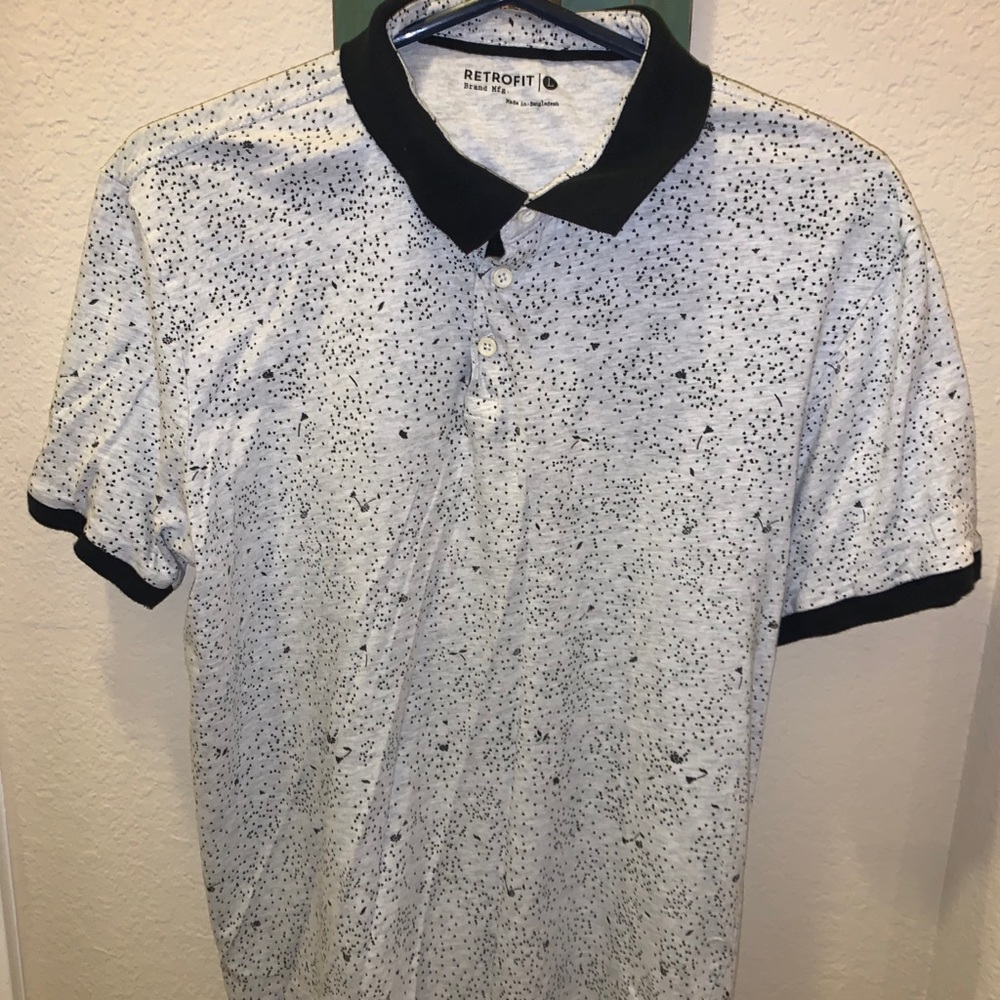 Blank and White Polo